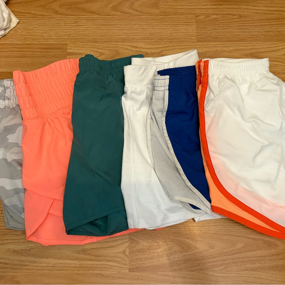 Colorful Athletic Shorts Set